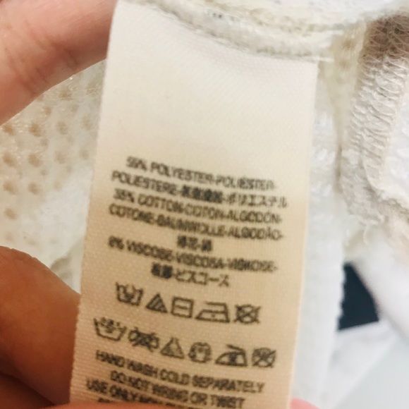 Free People sheer and waffle knit long sleeve - Picture 5 of 5